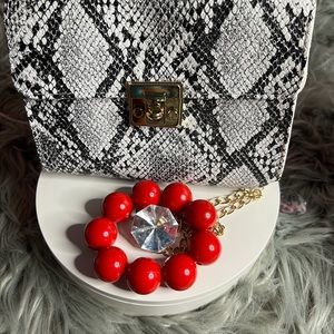 Faux Leather snakeskin bag